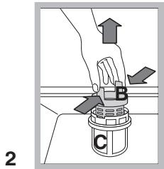 SCHOLTES LTE 14-3211 - Reinigen van de filters - 2