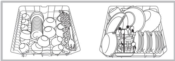 SCHOLTES LVL 14-211 IX - Examples de chargement du panier supérieur/ inférieur - 1