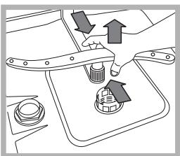 SCHOLTES LVL 14-211 IX - Reinigen van de sproeiarmen - 2