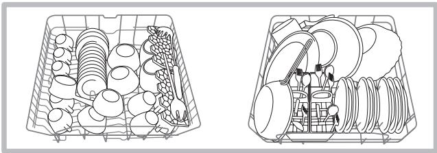 SCHOLTES LVL 14-211 IX - Loading examples for the upper/ lower rack - 1