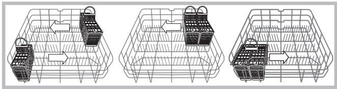 SCHOLTES LVL 14-211 IX - Cutlery basket positioning examples - 1