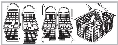 SCHOLTES LTE 14-3208 A - Cutlery basket - 1