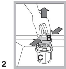 SCHOLTES LTE 14-3208 A - Cleaning the filters - 2