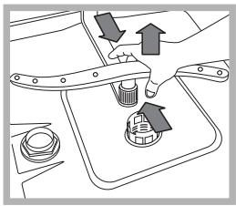 SCHOLTES LTE 14-3208 A - Cleaning the sprayer arms - 2