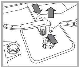 SCHOLTES LTE 14-3210 A - Cleaning the sprayer arms - 2