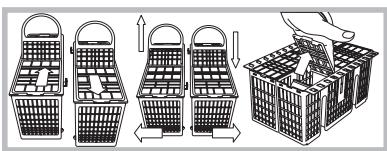 SCHOLTES LTE 14-3210 A - Cutlery basket - 1