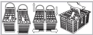 SCHOLTES LTE 14-3211 A - Cutlery basket - 1