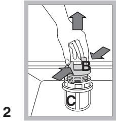 SCHOLTES LTE 14-3211 A - Cleaning the filters - 2