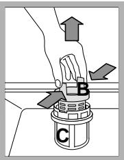 SCHOLTES LPE 14-H070 IX - Reinigen van de filters - 2