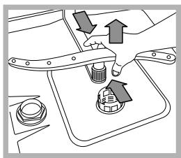 SCHOLTES LPE 14-H070 IX - Cleaning the sprayer arms - 2