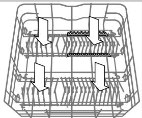SCHOLTES LPE 14-H070 IX - Lower rack and cutlery basket - 4