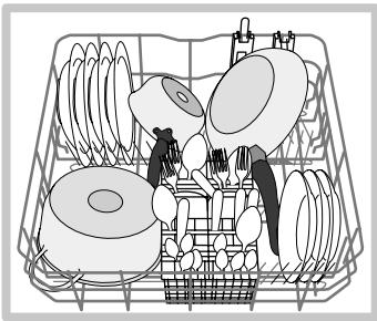 SCHOLTES LPE 14-H070 IX - Panier inférieur et panier à couverts - 1