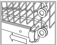 SCHOLTES LPE 14-H070 IX - The height of the upper rack should ideally be adjusted WHEN THE RACK IS EMPTY. - 1