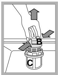 SCHOLTES LPE 14-H070 IX - Reinigung der Filtersiebe - 2