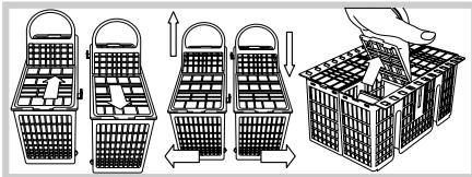 SCHOLTES LPE 14-H070 IX - Onderrek en bestekkorf - 8