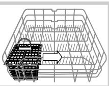 SCHOLTES LPE 14-H081 IX A - Lower rack and cutlery basket - 7