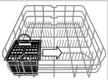 SCHOLTES LTE 14-H210 A - Cesto inferior y cesto para cubiertos - 7