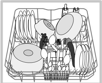 SCHOLTES LTE 14-H210 A - Panier inférieur et panier à couverts - 1