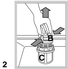 SCHOLTES LTE 14-H210 A - Nettoyer les filtres - 2
