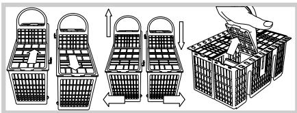 SCHOLTES LTE 14-H210 A - Lower rack and cutlery basket - 8