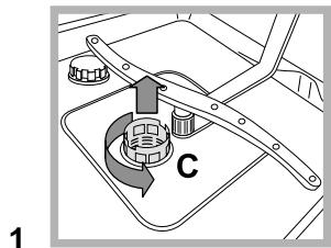 SCHOLTES LTE 14-H210 A - Reinigen van de filters - 1
