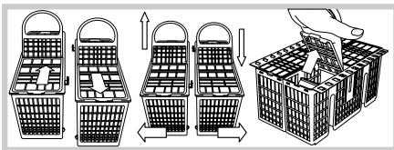 SCHOLTES LTE 14-H210 A - Onderrek en bestekkorf - 8