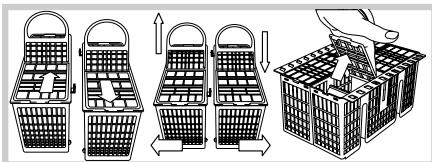 SCHOLTES LTE 14-H210 A - Cesto inferior e cesto dos talheres - 8