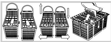 SCHOLTES LTE 14-H210 A - Panier inférieur et panier à couverts - 8