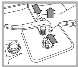 SCHOLTES LTE 14-H210 A - Cleaning the sprayer arms - 2