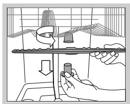 SCHOLTES LTE 14-H211 7 - Cleaning the sprayer arms - 1