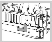 SCHOLTES LTE 14-H211 7 - The height of the upper rack should ideally be adjusted WHEN THE RACK IS EMPTY. - 2