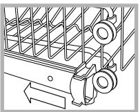SCHOLTES LTE 14-H2111 A - The height of the upper rack should ideally be adjusted WHEN THE RACK IS EMPTY. - 1