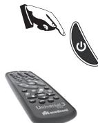 MELICONI GUMBODY UNIVERSAL3-300 - MISE EN SERVICE DE LA TELECOMMANDE - 12