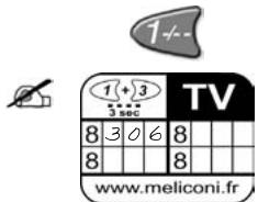 1+3 TV 8 3 0 6 8 8 8 www.meliconi.fr