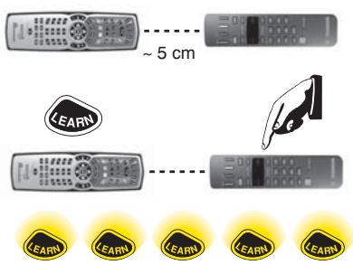 MELICONI DIGITAL LIGHT 6 - E1 APPRENDRE LES FONCTIONS MANQUANTES D'UNE TELECOMMANDE D'ORIGINE SUR UN CODE DEJÀ MÉMORISE. - 1