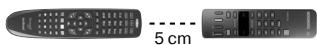 MELICONI GUMBODY FACILE 3 WEB - Pour l'apprentissage des signaux, il convient tout d'abord de configurer la bonne distance entre les 2 télécommandes : - 1
