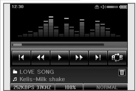 GRUNDIG MPIXX 8400 - Sélection du mode «music - 2