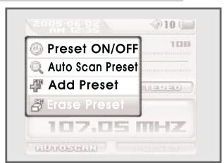GRUNDIG MPIXX VP 1000/1GB - ... Et mémoriser avec la recherche automatique de stations (auto scan) - 4