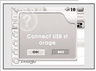 GRUNDIG MPIXX VP 1000/1GB - Activation/désactivation du fonctionnement lors du chargement par USB - 2