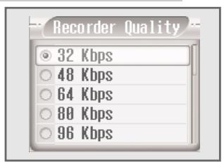 GRUNDIG MPIXX VP 1000/1GB - Affichage du niveau dans le mode audio - 4
