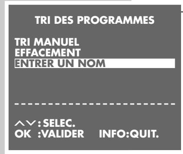 GRUNDIG VIVANCE GV 3044 NIC/EURO - Suppression de chaînes de télévision de la liste de chaînes - 1
