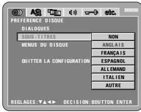 DENON DVD-3800 - MENUS du DISQUE - 2