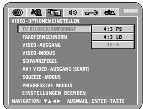 DENON DVD-3800 - Pour quitter le mode paramétrage - 1