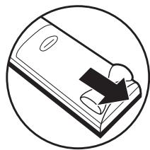 DENON DVD-2500BTCI - Loading the Batteries - 1