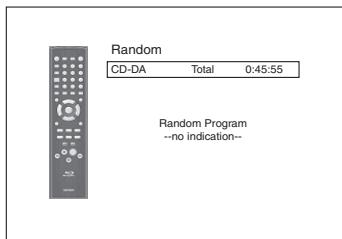 DENON DVD-2500BTCI - 1) In stop mode, press [RANDOM]. - 1