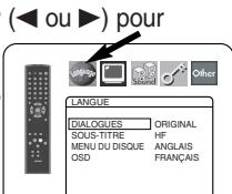 DENON DVD-1930CI - Réglage de la langue - 1