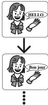 DENON DVD-1930CI - Appuyez plusieurs fois sur la touche AUDIO pour sélectionner la langue désirée. - 2