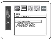 DENON DVD-1930CI - Réglage des enceintes pour HDMI AUDIO - 1