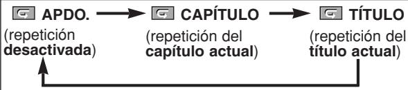 DENON DVD-556 - REPETICIÓN DE TÍTULO / CAPÍTULO - 1