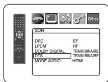 DENON DVD-557 - MODE AUDIO (Défaut : HDMI) - 4
